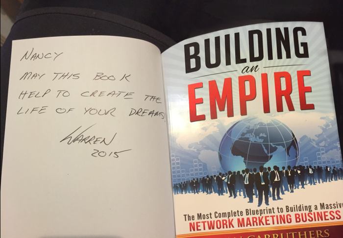 Building an Empire | Brian Carruthers - an mlm / direct sales / network marketing success book